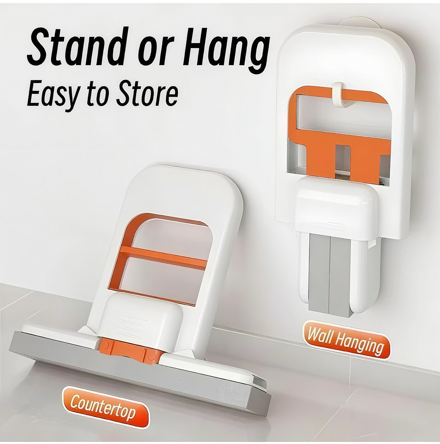 Mini Foldable Mop – Portable Squeeze Water Wiper for Kitchen & Bathroom Cleaning