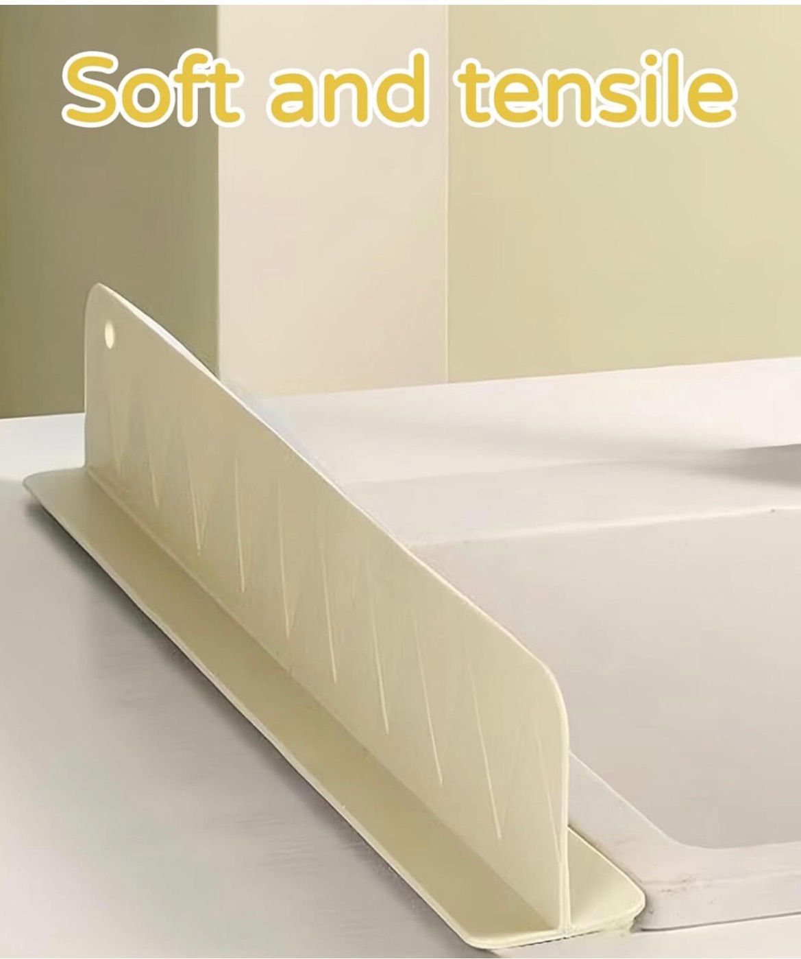 Silicone Sink Splash Guard for Kitchen - Multicolour Dishwashing Barrier with Suction Base