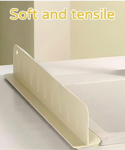 Silicone Sink Splash Guard for Kitchen - Multicolour Dishwashing Barrier with Suction Base