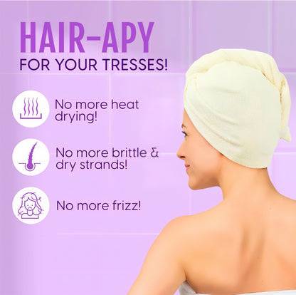 Soft Microfiber Hair Drying Towel